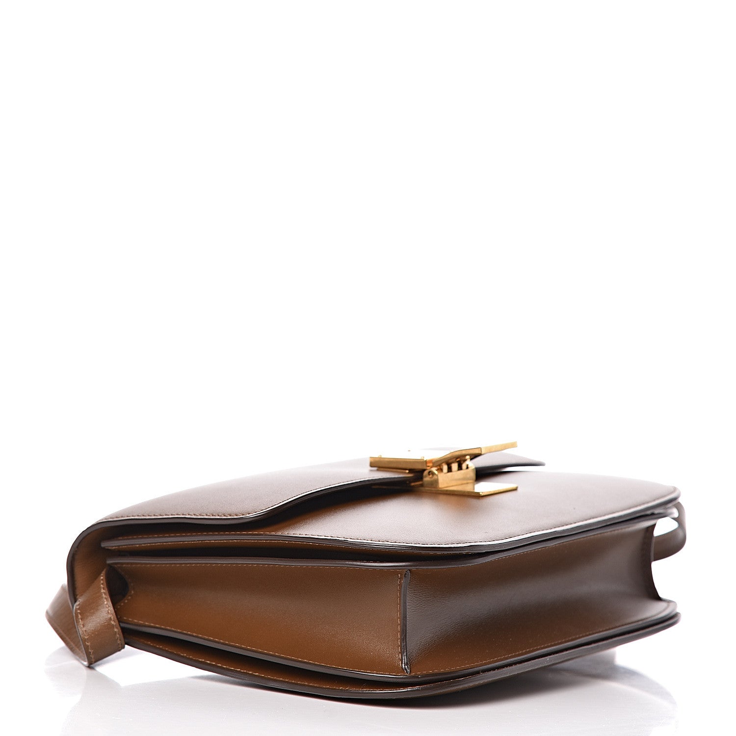 Celine Box Calfskin Medium Classic Box Flap Bag Camel 4 of 12