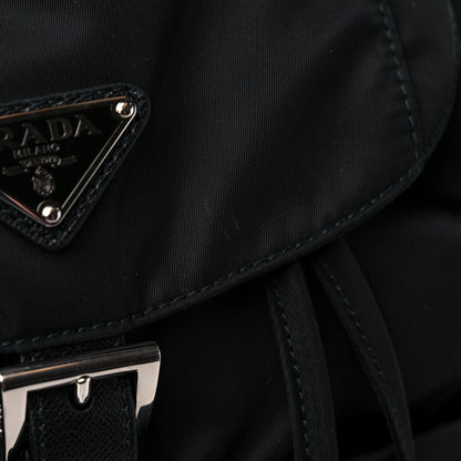 Prada Tessuto Nylon Saffiano Medium Backpack Black 10 of 10