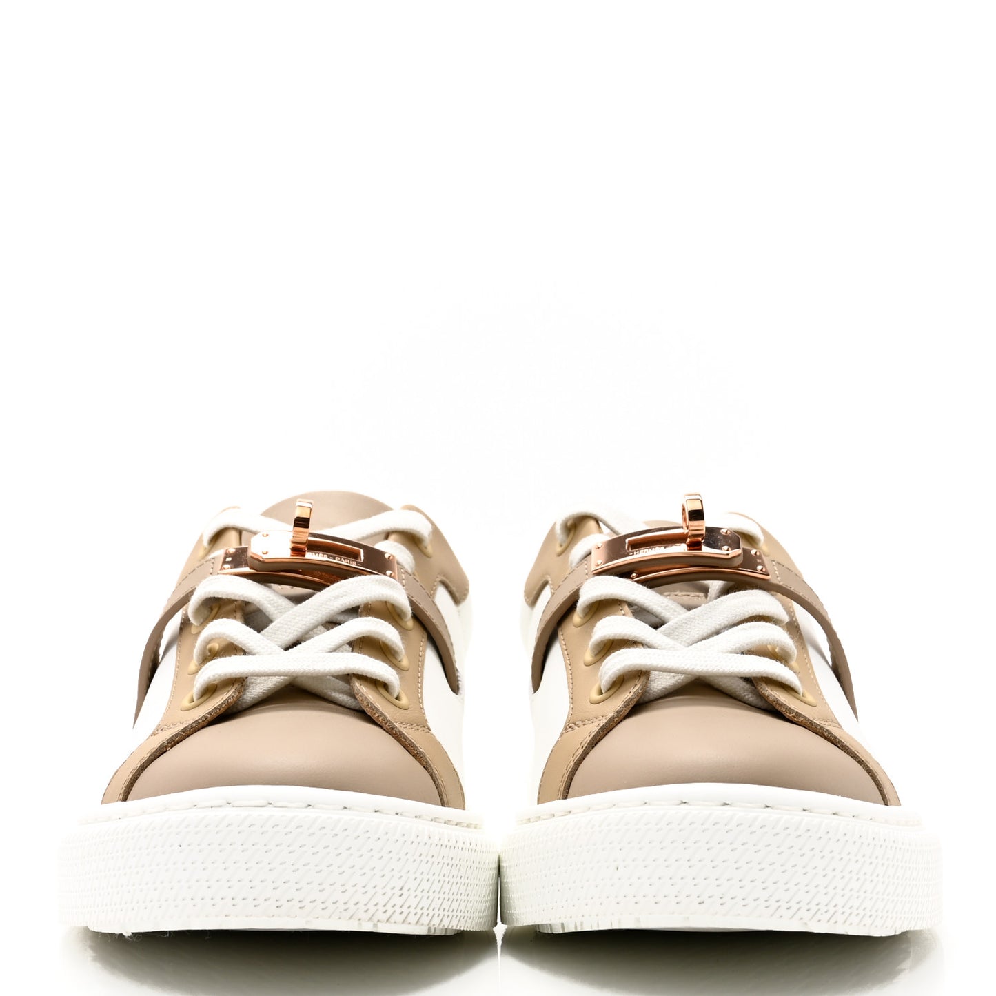 Calfskin Day Sneakers 36 Multicolor White