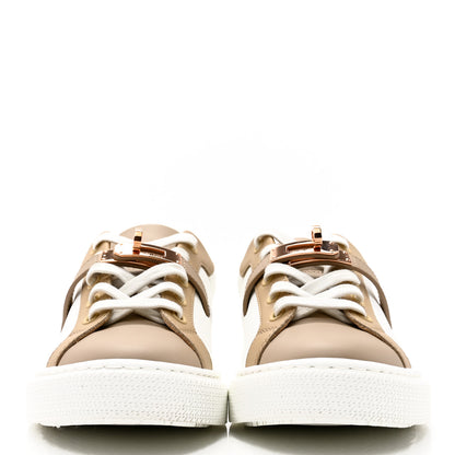 Hermes Calfskin Day Sneakers 36 Multicolor White 2 of 10