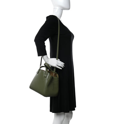 Loewe Calfskin Small Hammock Nugget Shoulder Bag Avocado Green 2 of 9