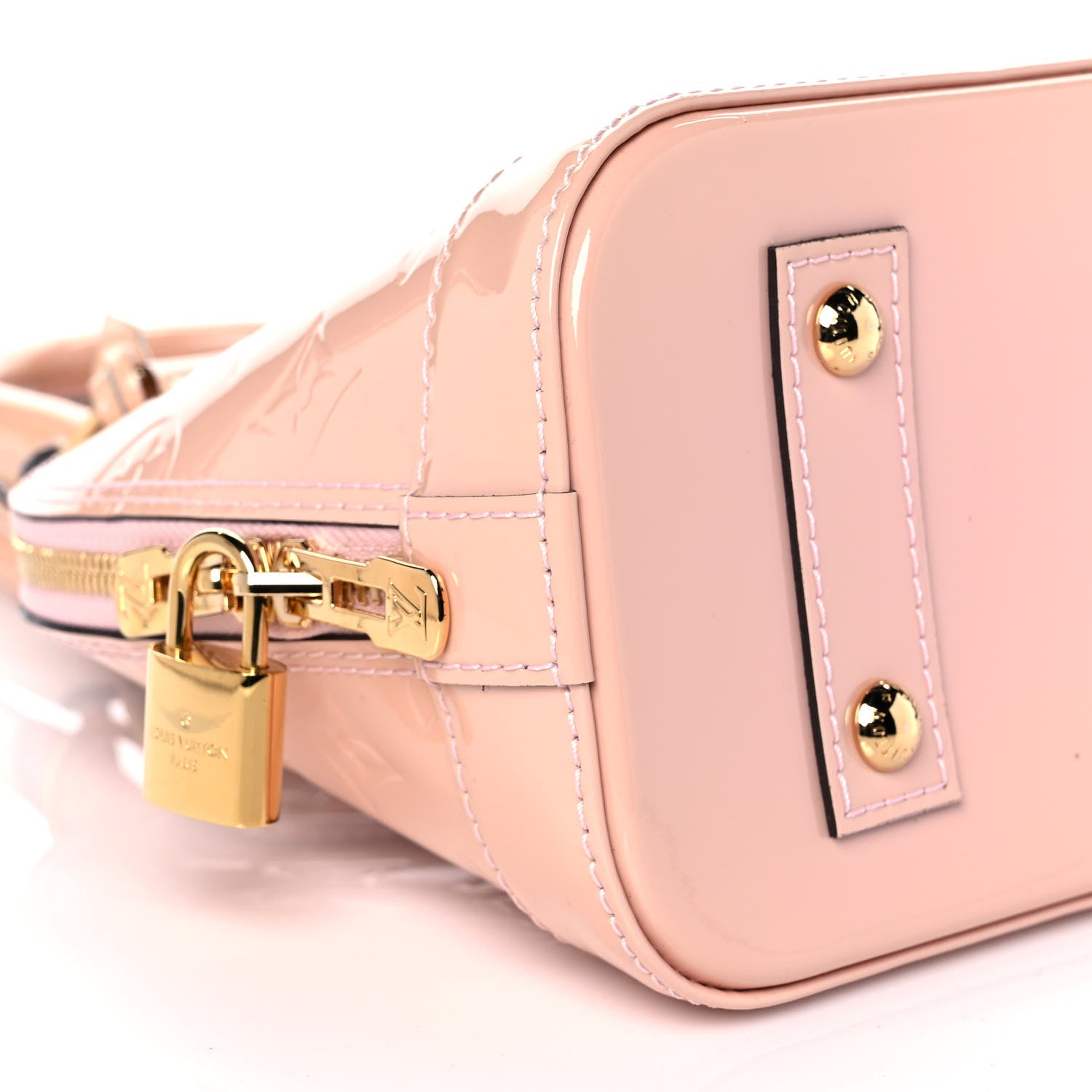 Louis Vuitton Vernis Alma BB Rose Ballerine 7 of 8
