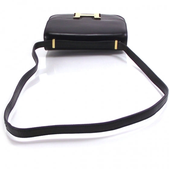 Hermes Box Leather Mini Constance 19 Black 5 of 9
