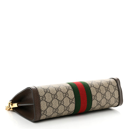 Gucci GG Supreme Monogram Web Small Ophidia Chain Shoulder Bag Brown 4 of 11