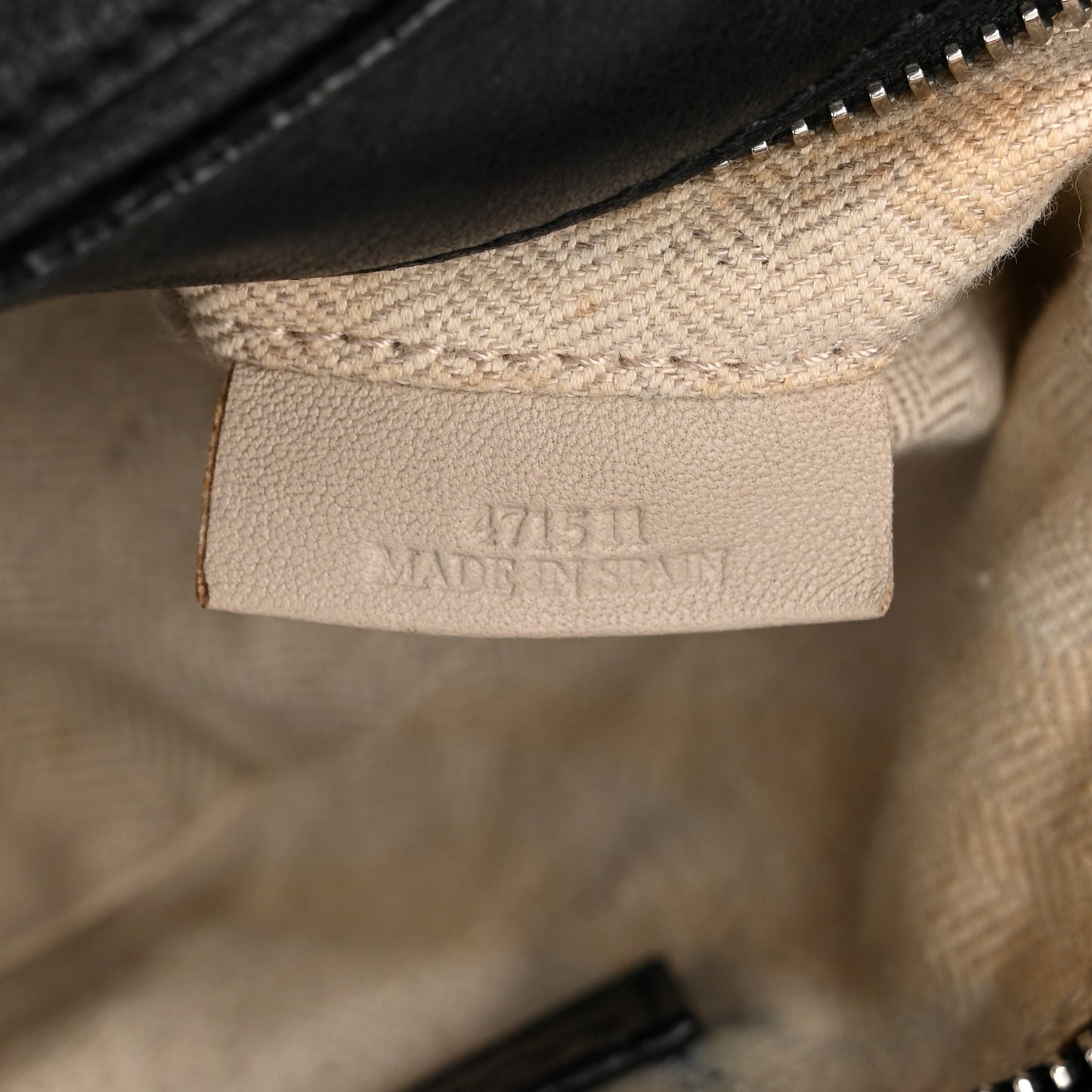 Calfskin Small Puzzle Bag Black