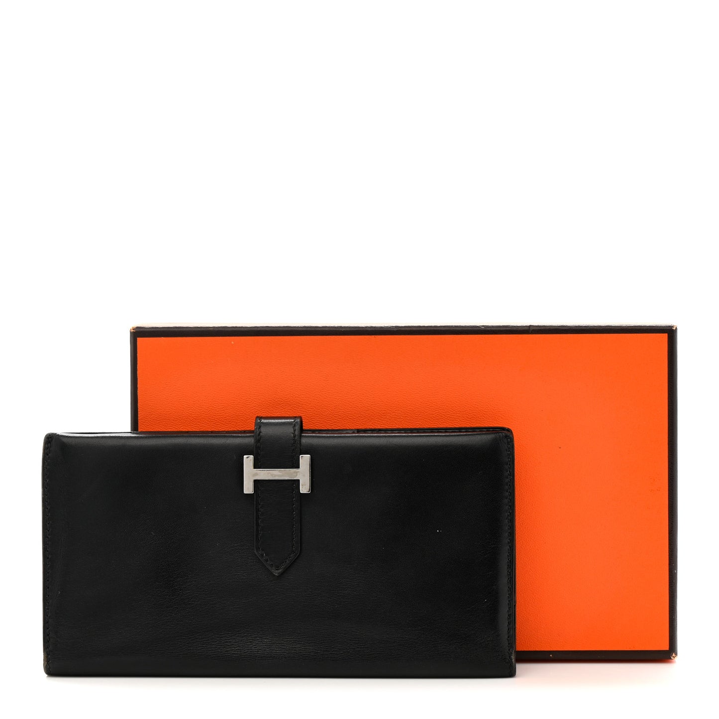 Box Bearn Gusset Wallet Black