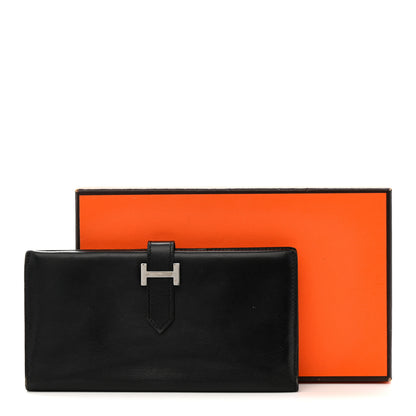 Hermes Box Bearn Gusset Wallet Black 8 of 8