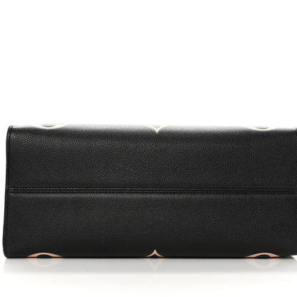 Louis Vuitton Empreinte Monogram Giant Onthego MM Black Beige 10 of 12