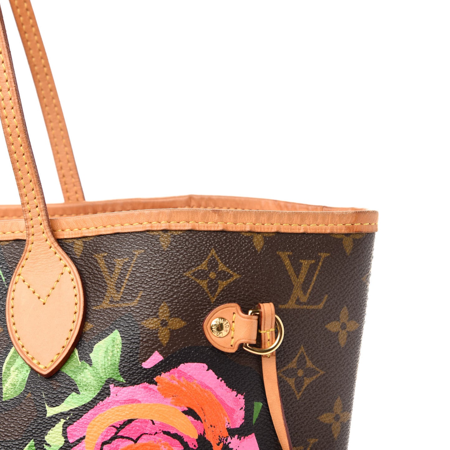 Monogram Roses Neverfull MM