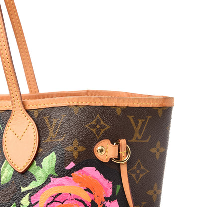 Louis Vuitton Monogram Roses Neverfull MM 10 of 11