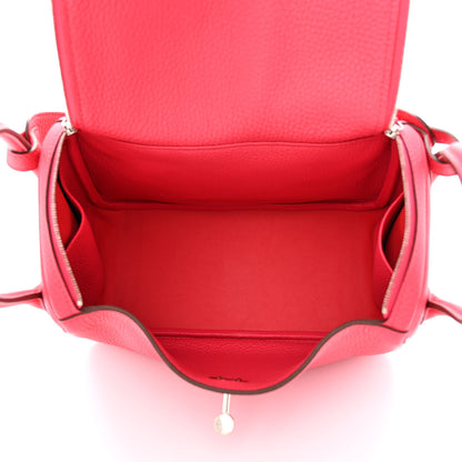 Hermes Taurillon Clemence Lindy 26 Rose Extreme 5 of 10