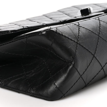 Chanel Aged Calfskin Quilted 2.55 Reissue 226 Flap So Black 9 of 12