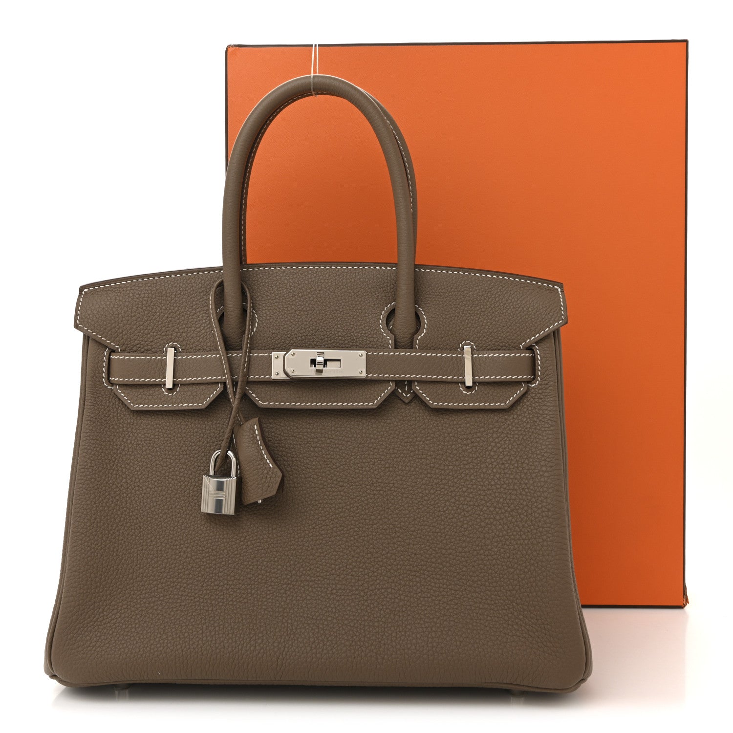 Hermes Togo Birkin 30 Etoupe 12 of 12