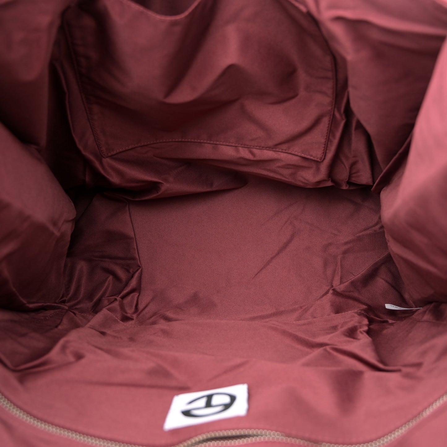 Vegan Leather Large Shopping Bag Oxblood