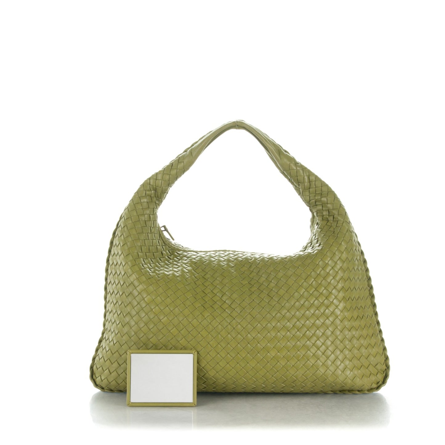 Nappa Intrecciato Large Veneta Hobo Assenzio