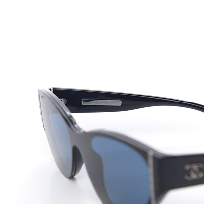 Chanel Acetate Cat Eye Sunglasses 6054 Blue 6 of 8
