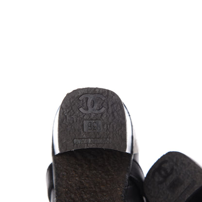 Chanel Calfskin Ankle Boots 35 Black 10 of 10