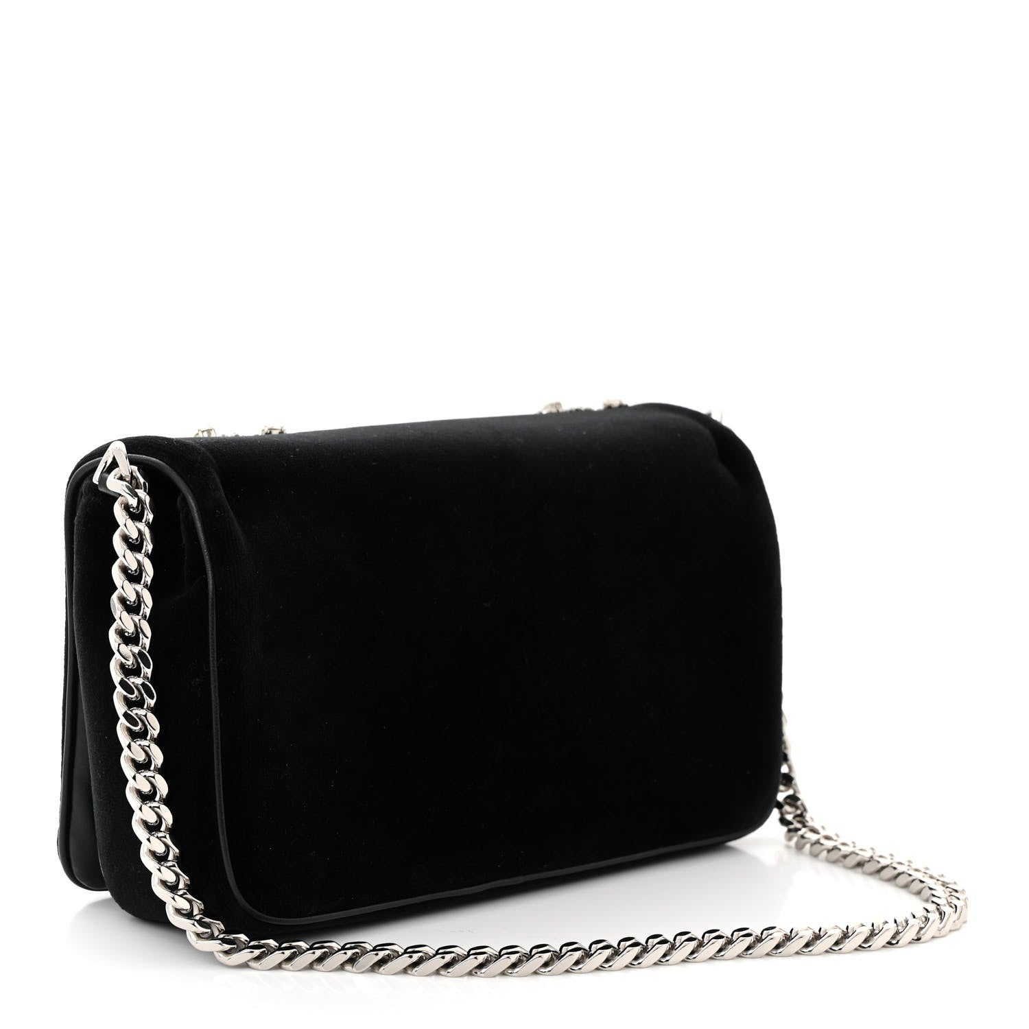 Burberry Velvet Crystal Small Lola Bag Black 3 of 11