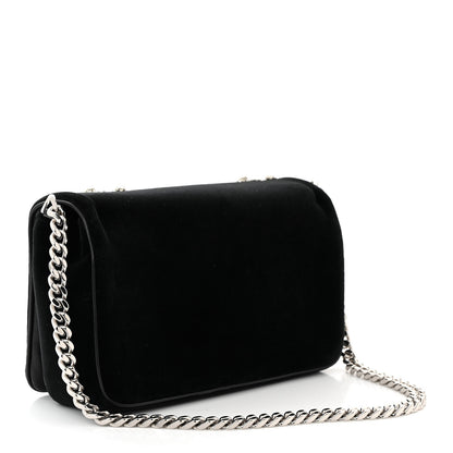 Burberry Velvet Crystal Small Lola Bag Black 3 of 11