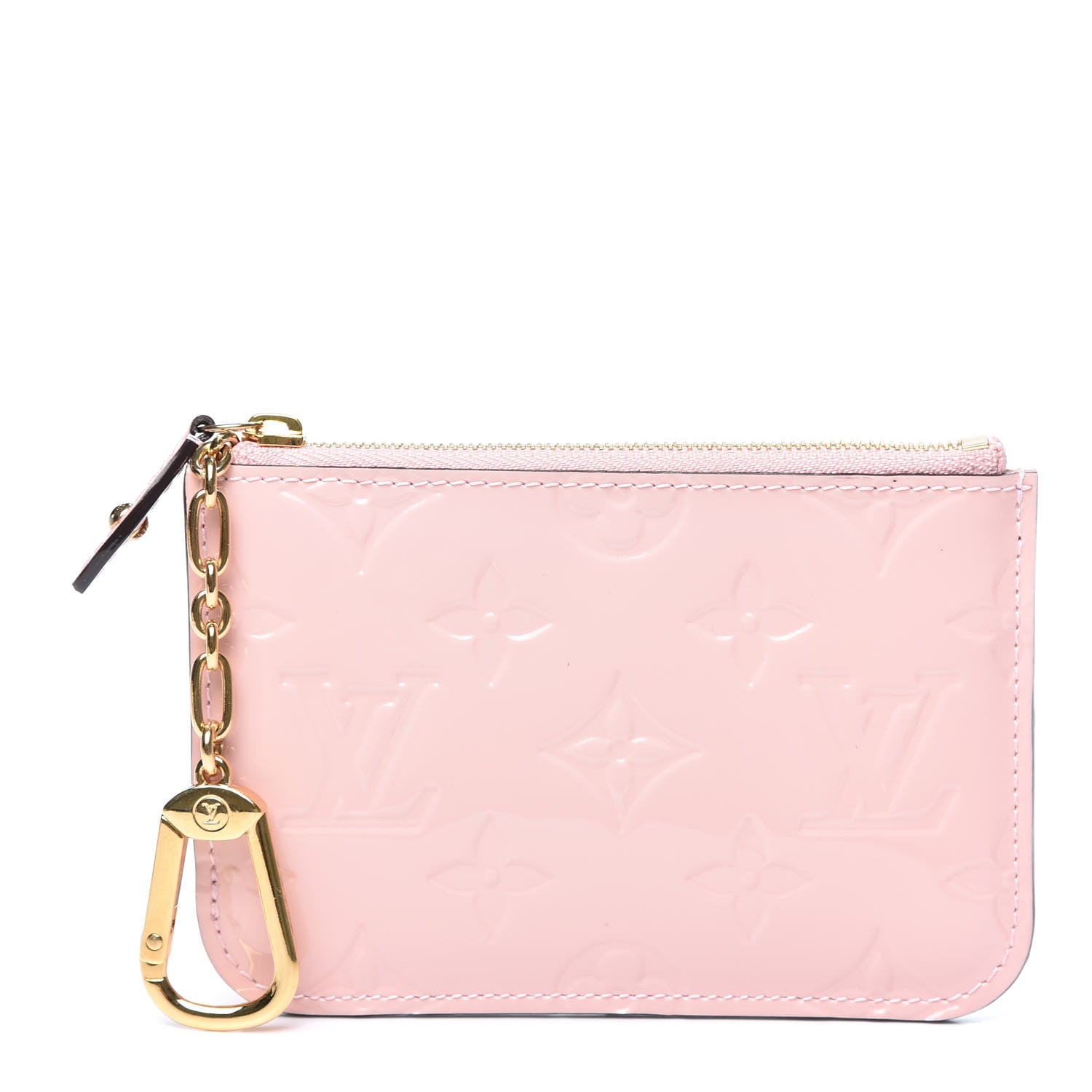 Louis Vuitton Vernis Key Pouch Rose Ballerine 1 of 8