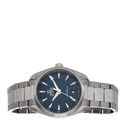 Omega Stainless Steel 38mm Seamaster Aqua Terra Master Co-Axial Chronometer Automatic Watch Blue 220.10.38.20.03.001 2 of 4