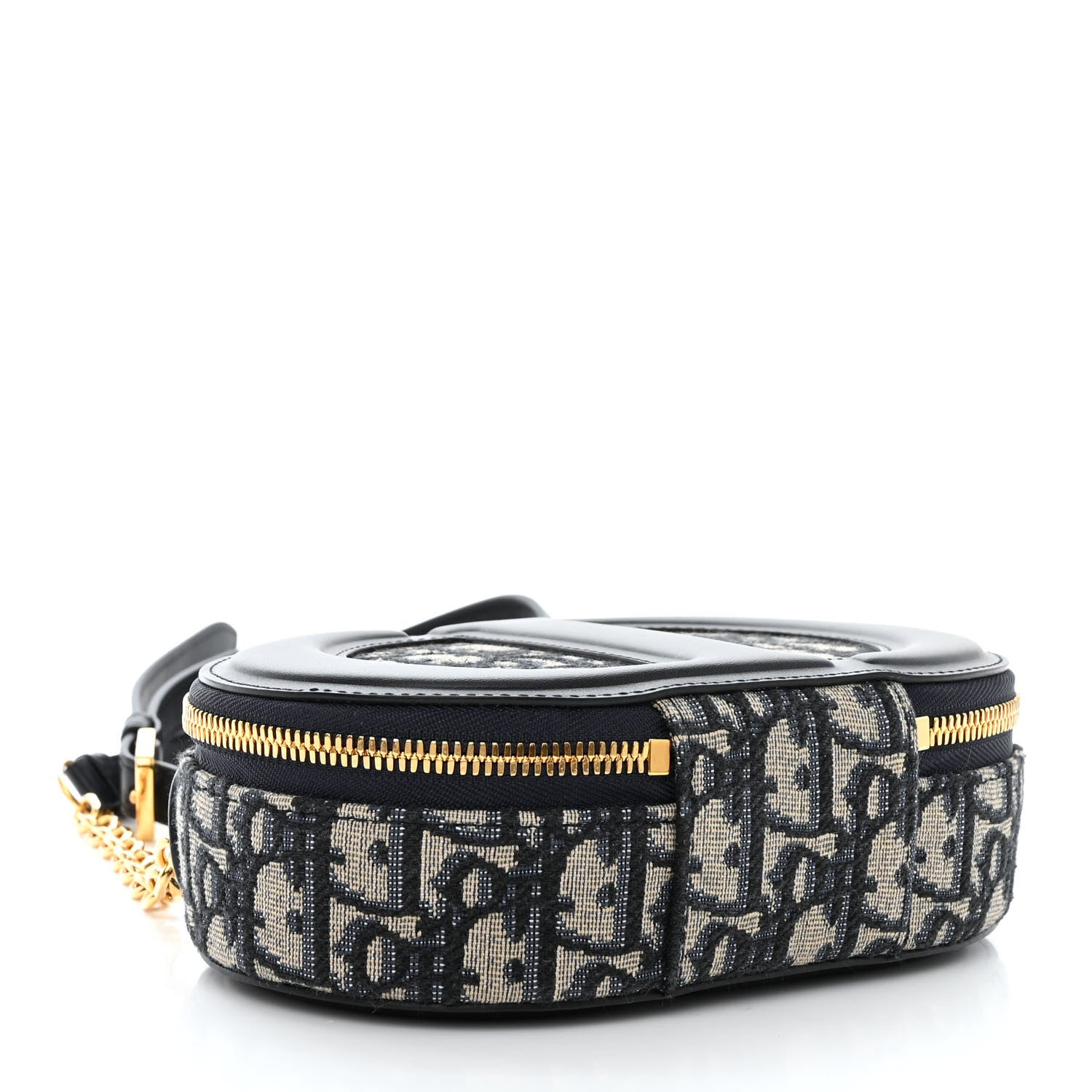 Christian Dior Oblique CD Signature Oval Crossbody Camera Bag Blue Multicolor 4 of 11