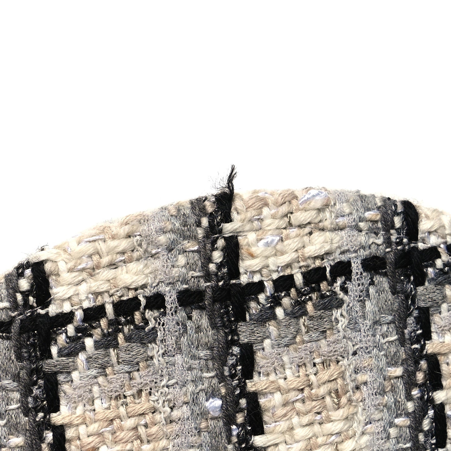 Cotton Tweed CC Beret L White