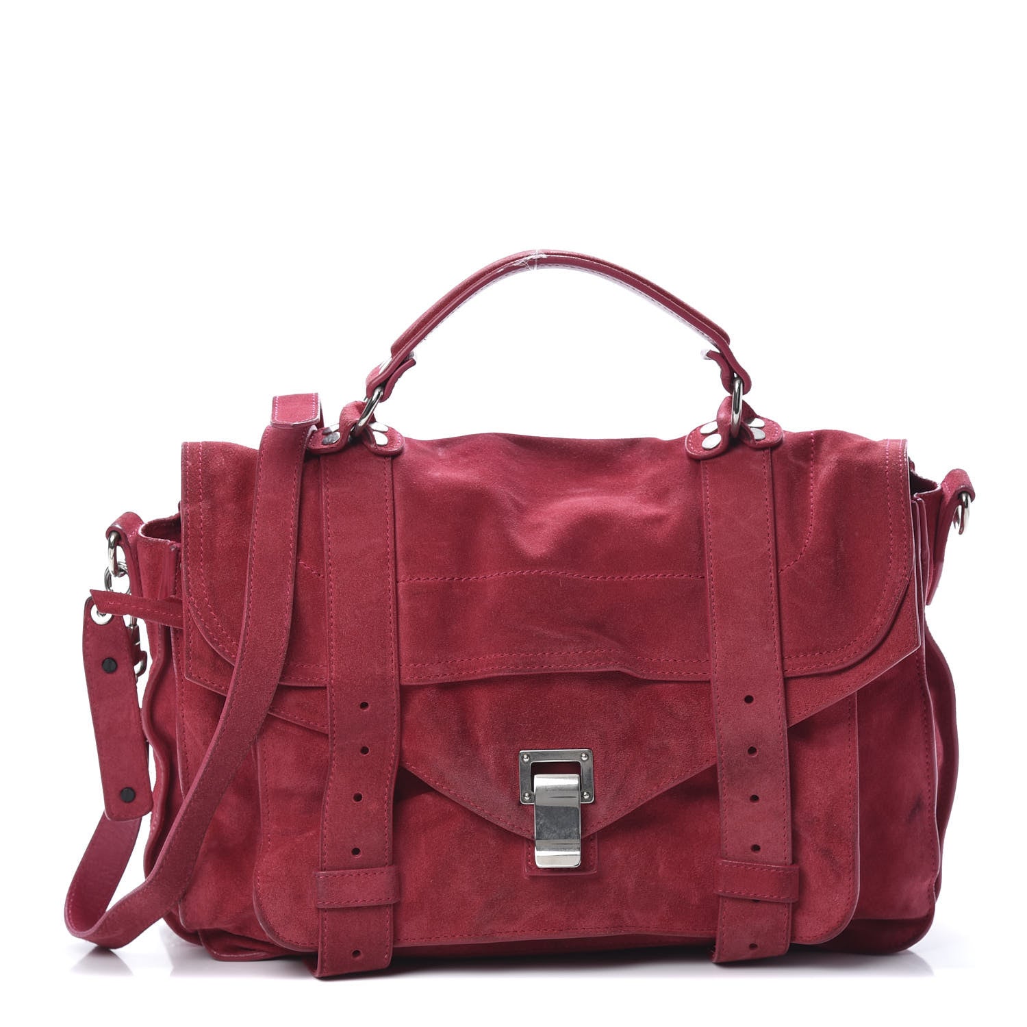 Proenza Schouler Suede Medium PS1 Satchel Chianti 1 of 21