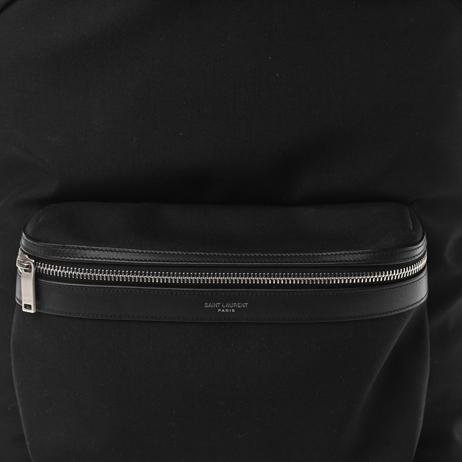 Saint Laurent Canvas City Backpack Black 7 of 10