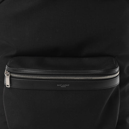Saint Laurent Canvas City Backpack Black 7 of 10