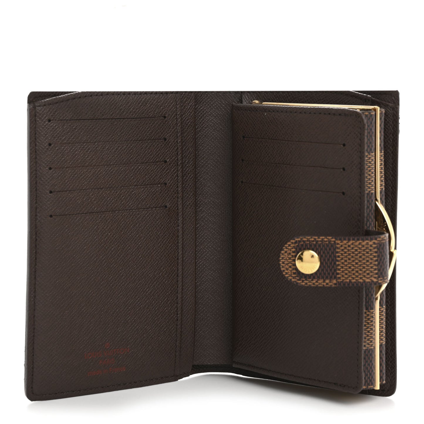 Damier Ebene French Purse Wallet