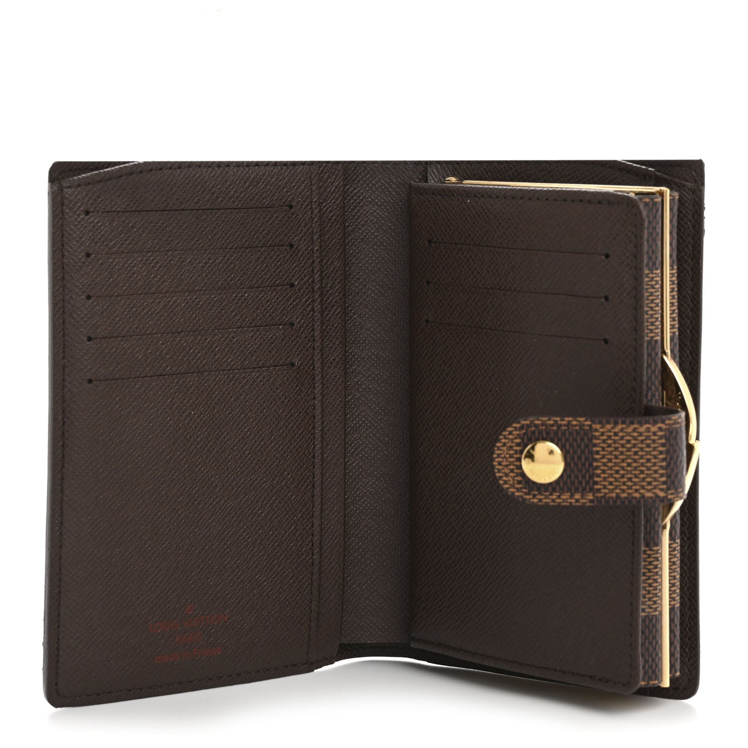 Louis Vuitton Damier Ebene French Purse Wallet 5 of 7