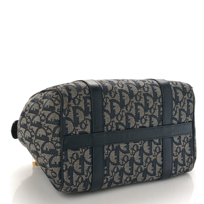 Christian Dior Monogram Boston Navy Blue 4 of 13