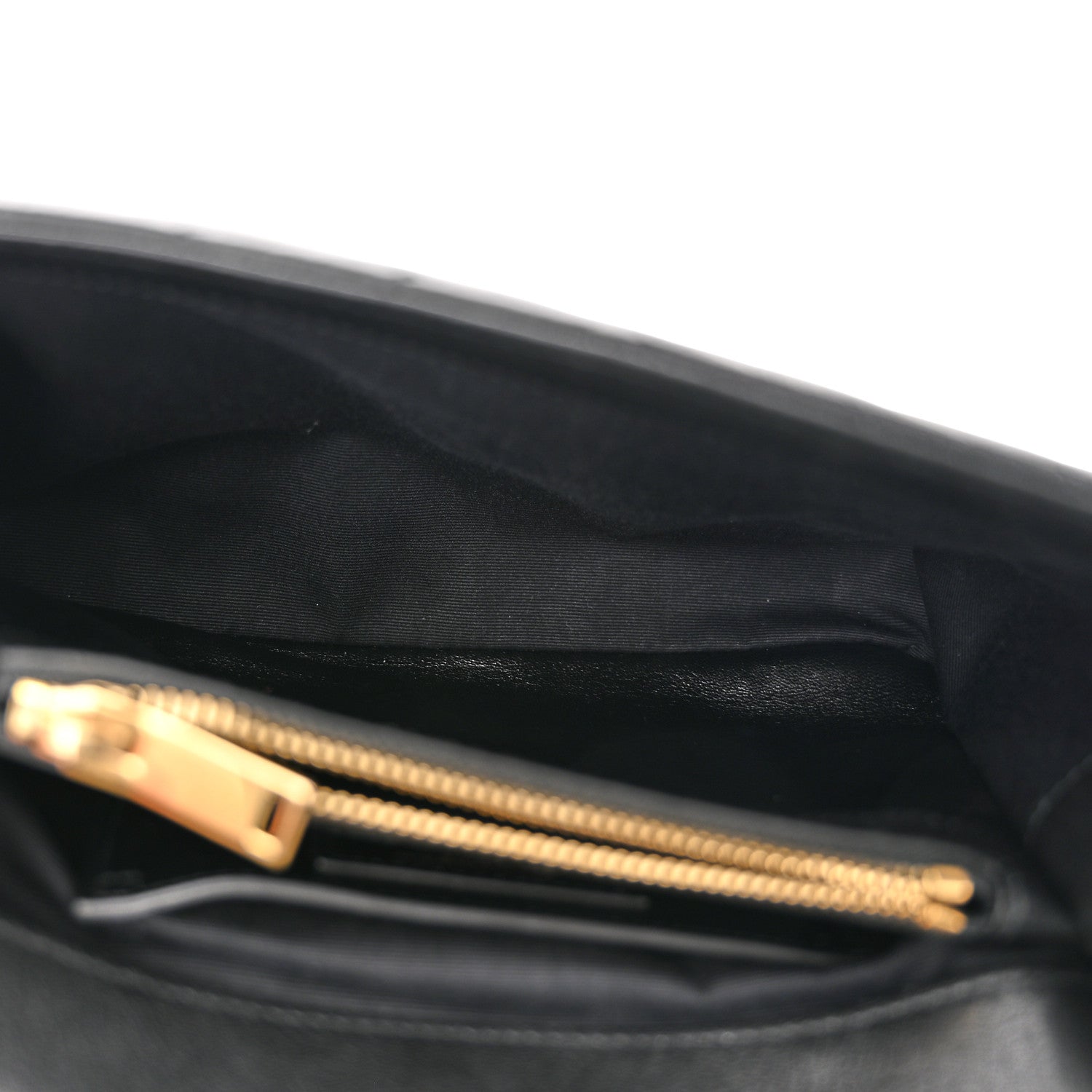 Saint Laurent Sheepskin Matelasse Chevron Monogram Medium College Bag Black 5 of 10