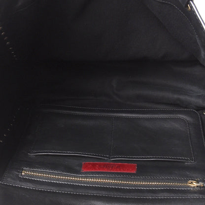 Valentino Garavani Vitello Medium Rockstud Tote Black 4 of 10