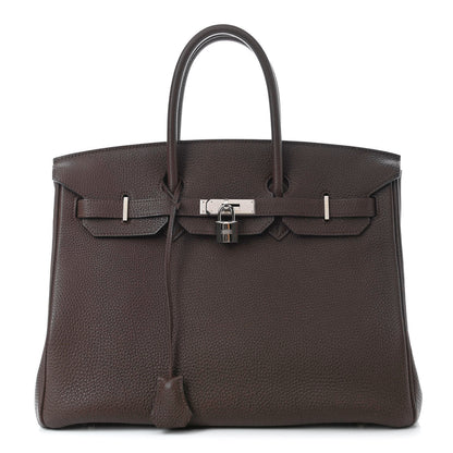 Hermes Togo Birkin 35 Chocolate 1 of 11
