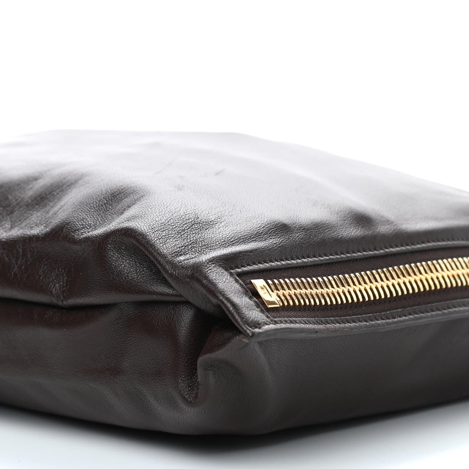Tom Ford Alix Padlock Zip Shoulder Bag Brown 9 of 9