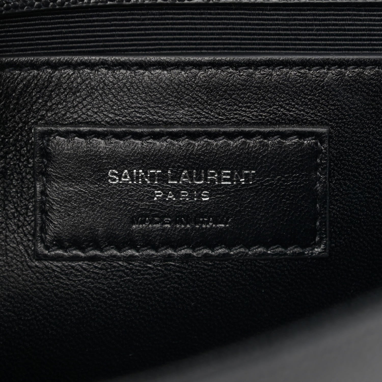 Saint Laurent Grain De Poudre Small Monogram Kate Satchel Black 6 of 12