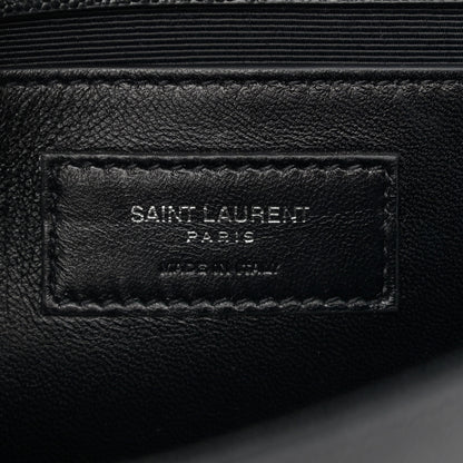 Saint Laurent Grain De Poudre Small Monogram Kate Satchel Black 6 of 12