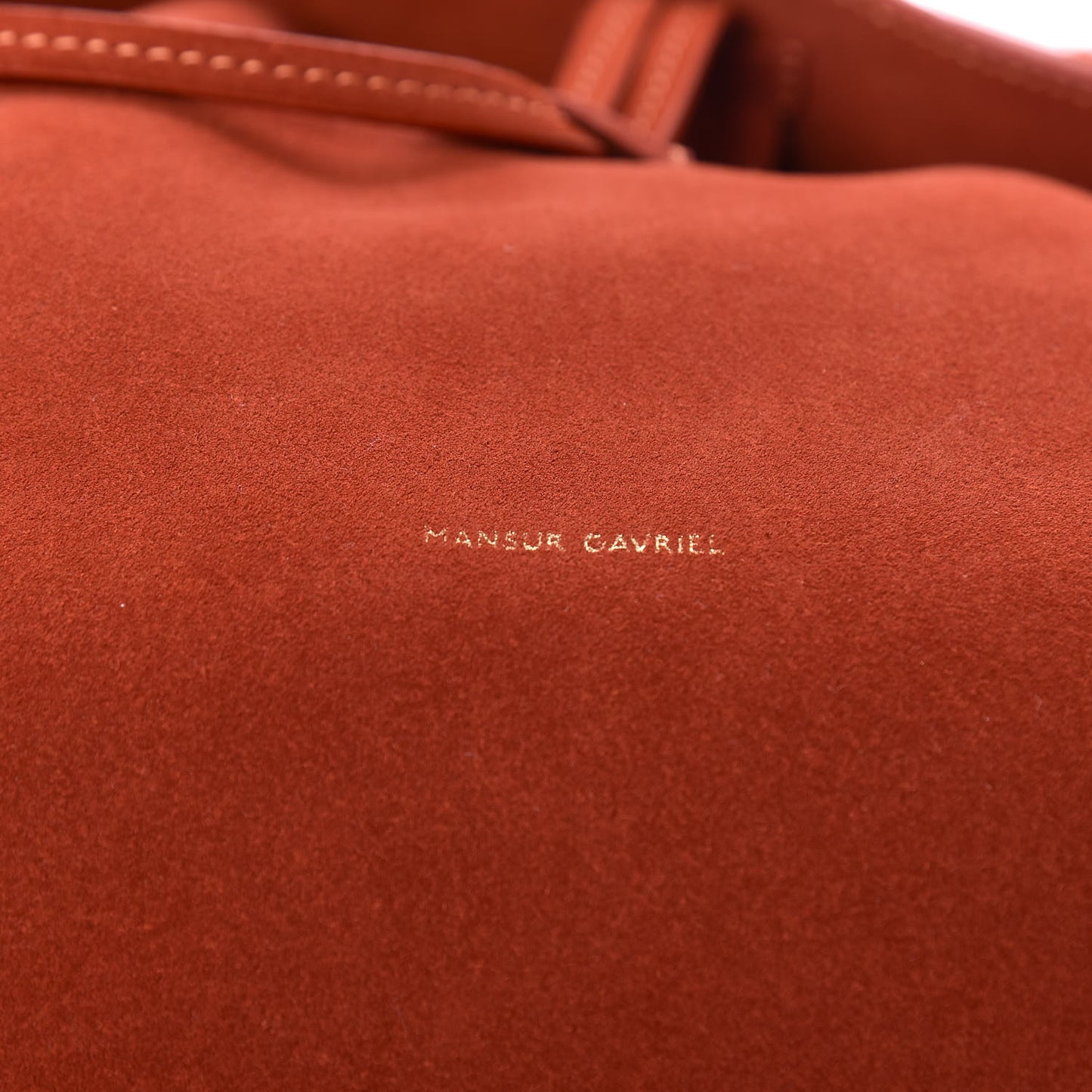 Suede Mini Lady Bag Brick