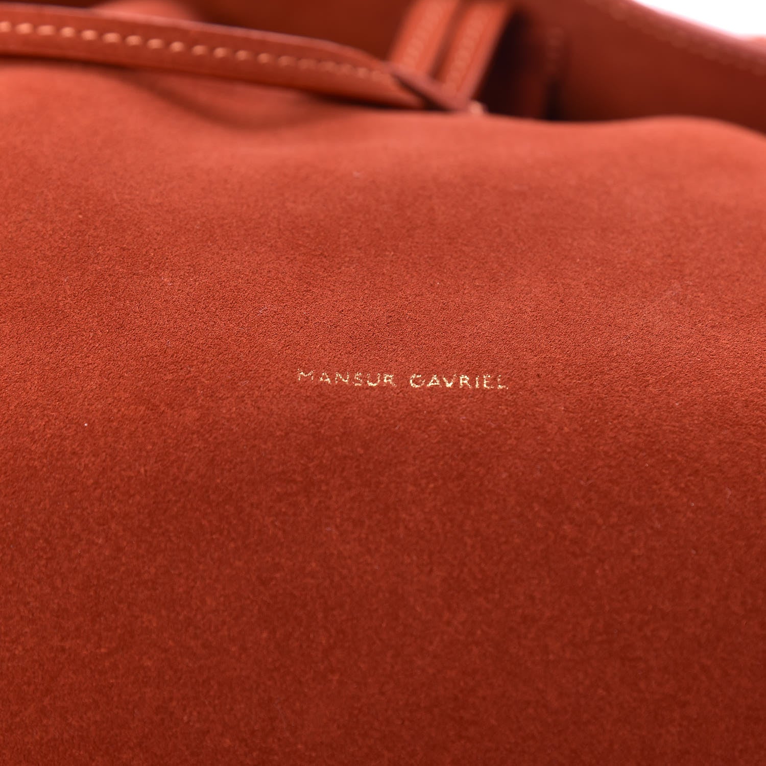 Mansur Gavriel Suede Mini Lady Bag Brick 7 of 9