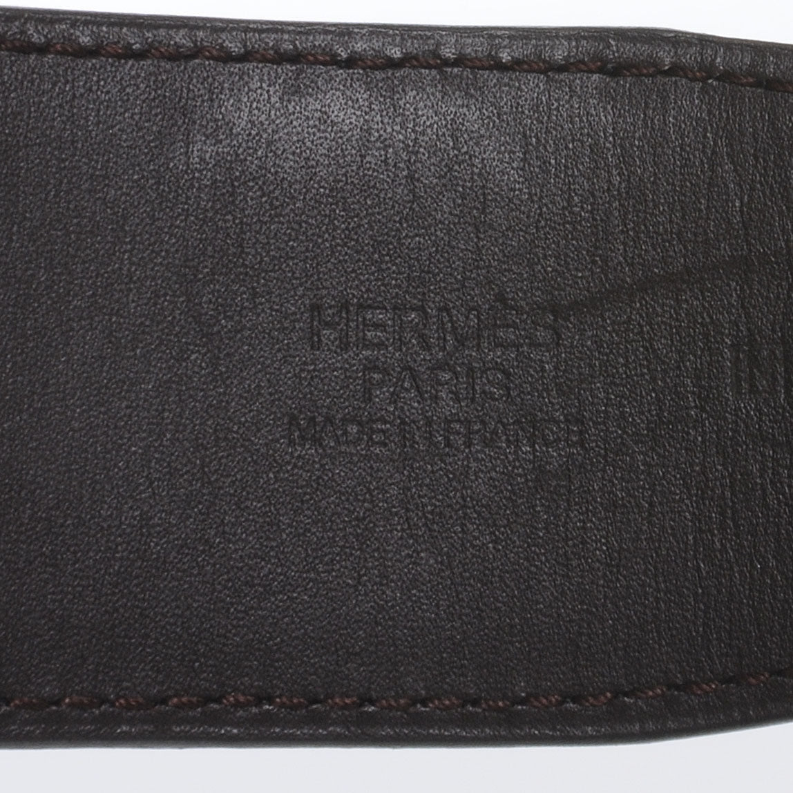 Hermes Mens Leather Reversible Constance H Belt 90 Noir Chocolate 5 of 6
