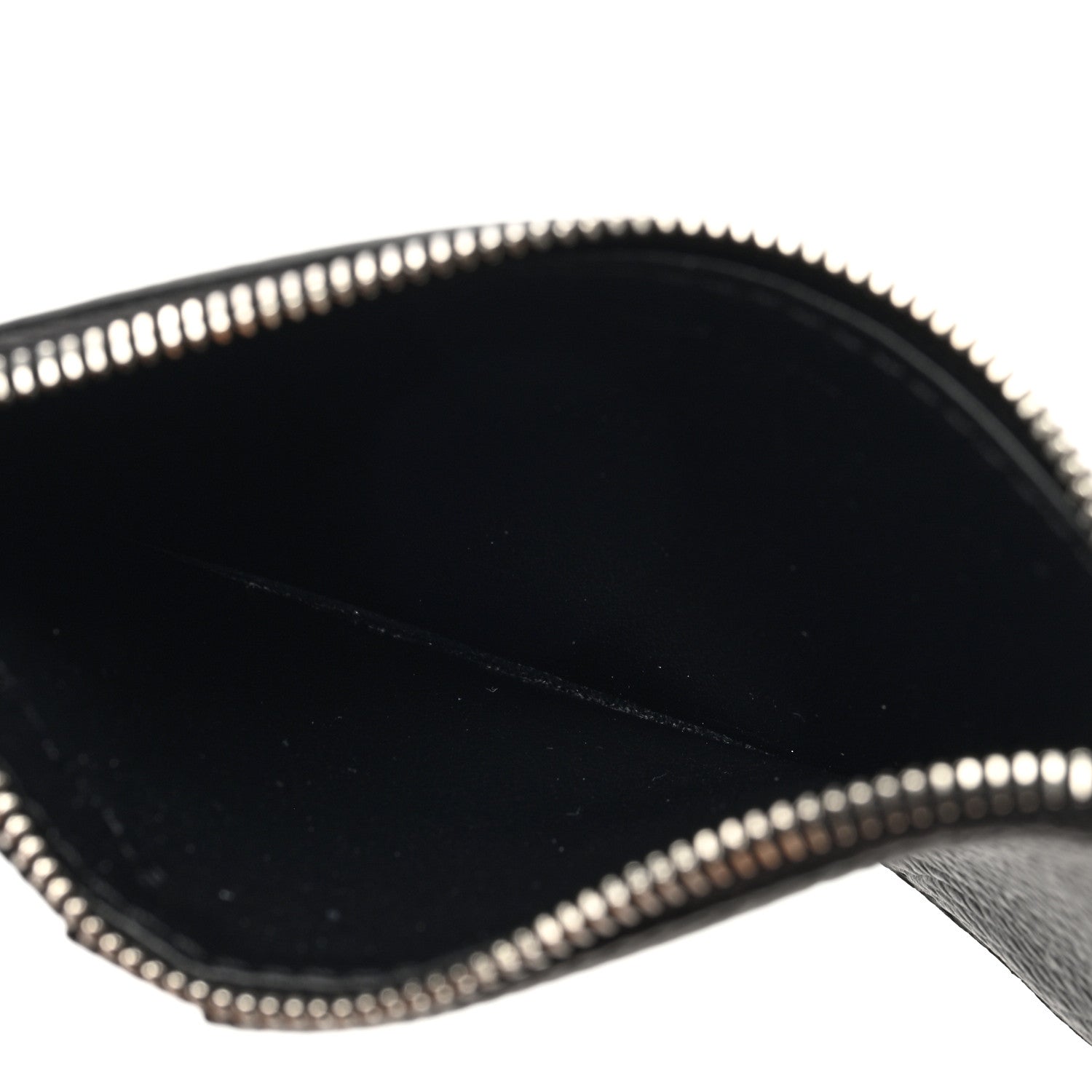 Celine Grained Calfskin Zipped Card Holder Black 5 of 7