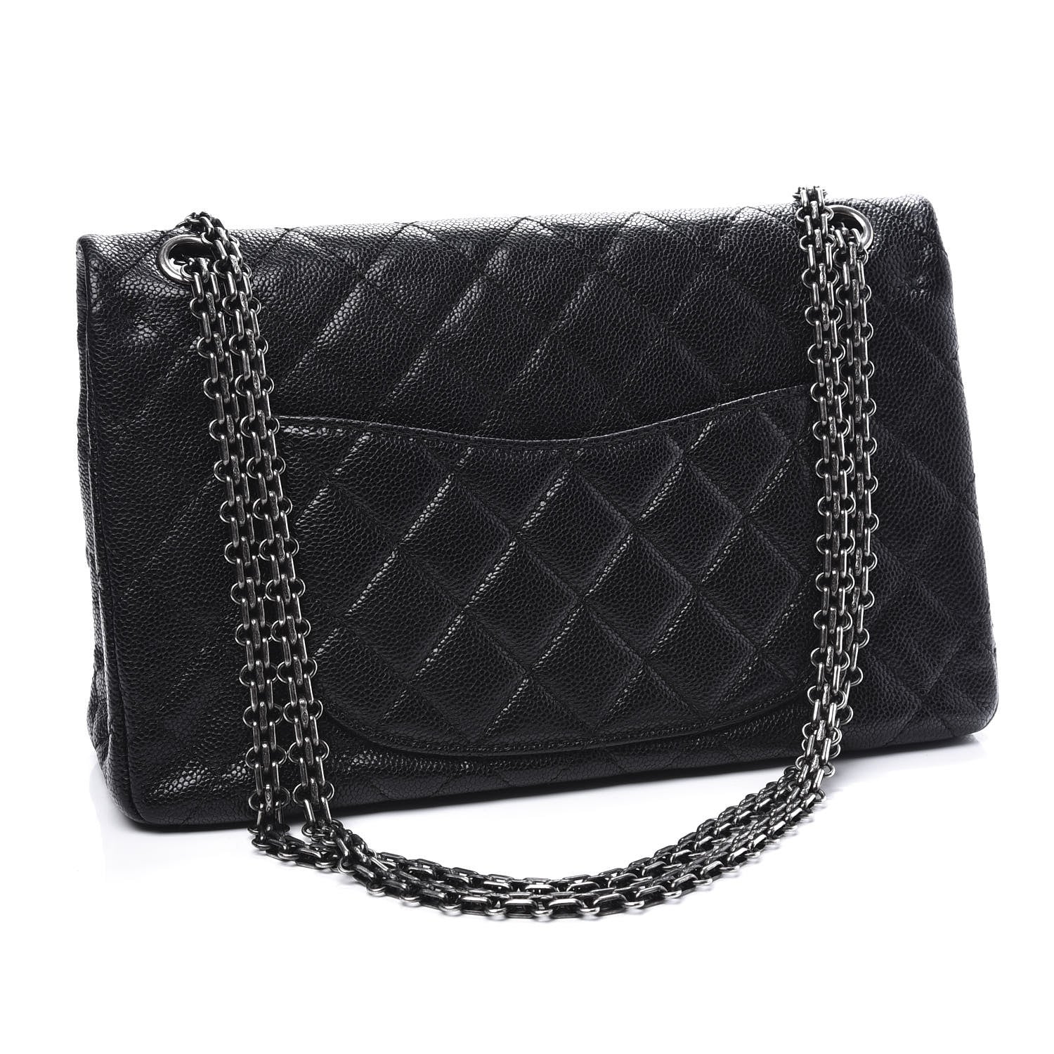 Chanel Caviar Quilted 2.55 Reissue 226 Flap Black 2 of 10