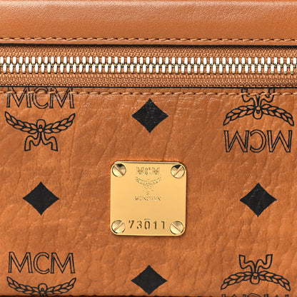 MCM Visetos Vanity Case Cognac 7 of 9