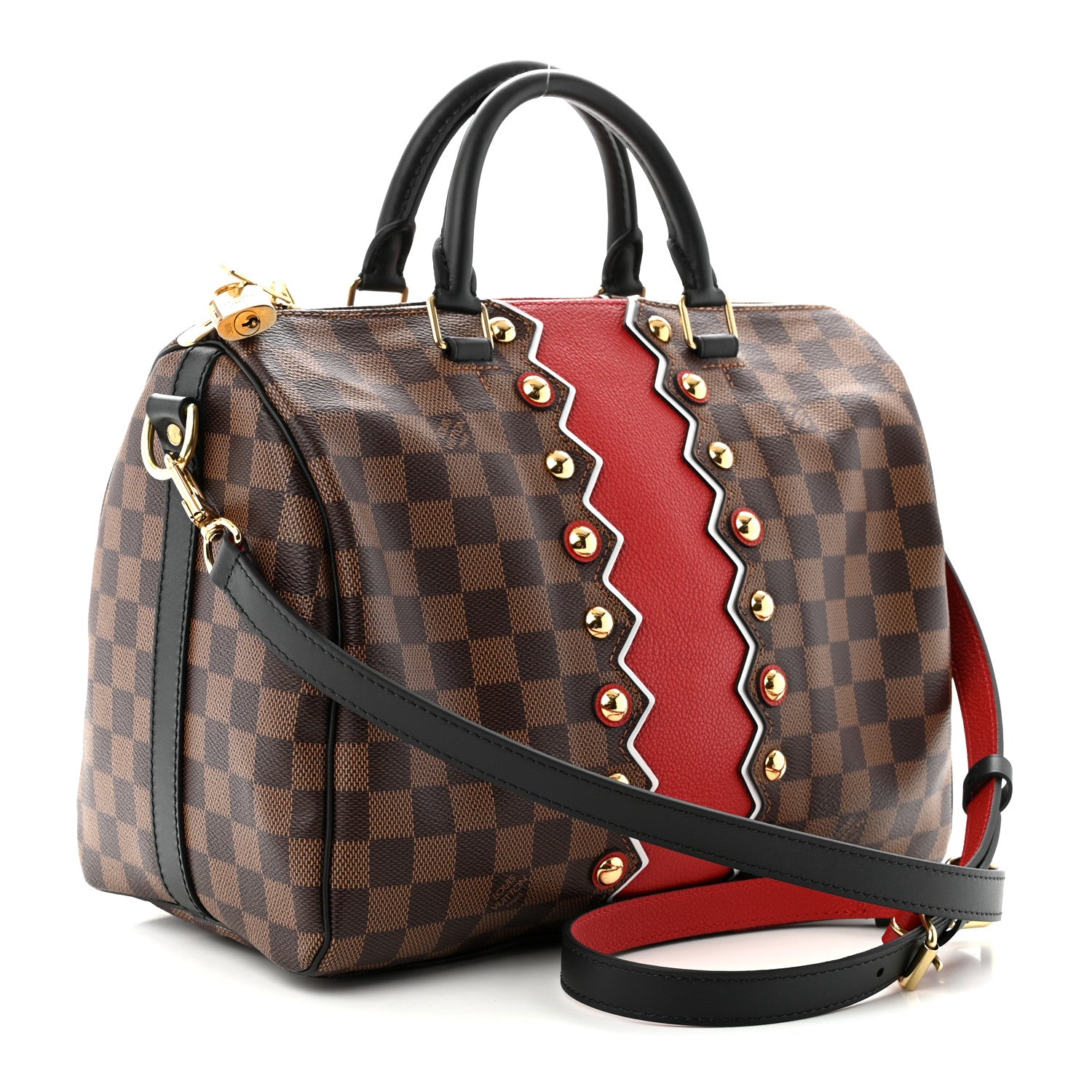 Louis Vuitton Damier Ebene Karakoram Speedy Bandouliere 30 3 of 10