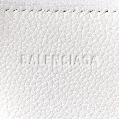 Balenciaga Grained Calfskin XXS Ville Top Handle Bag White Black 9 of 11