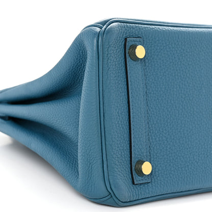 Hermes Togo Birkin 25 Cobalt 9 of 13