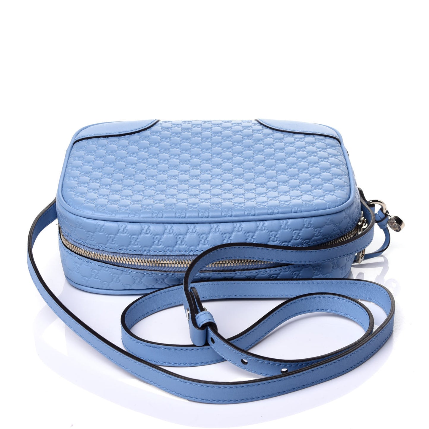 Microguccissima Mini Bree Messenger Bag Mineral Blue