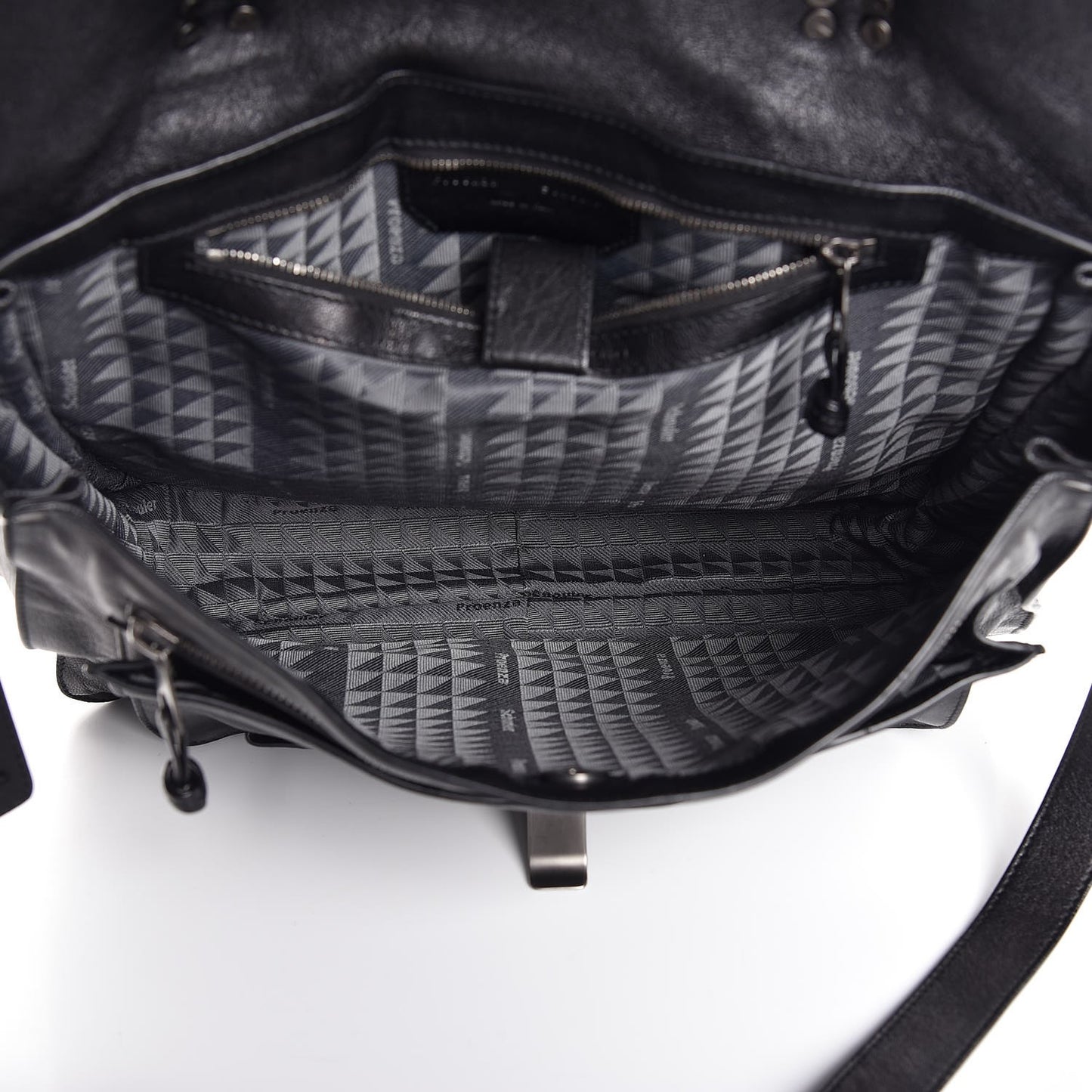 Lambskin PS1 Large Satchel Black